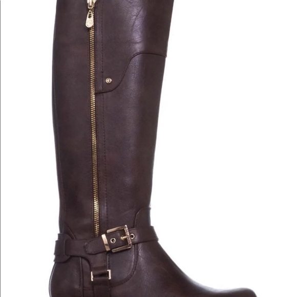 Guess knee-high equestrian wide calf boots - Picture 8 of 12